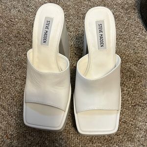Steve Madden Trixie White 8